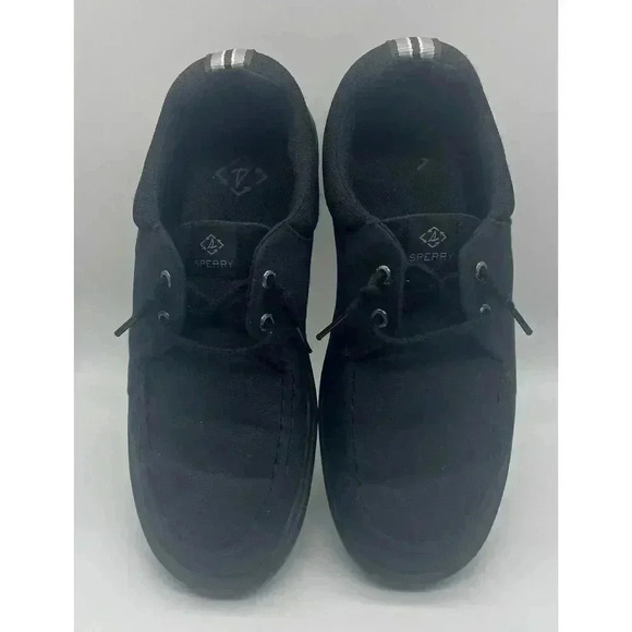 Sperry Men's Captain's Moc Seacycled Moccasin Blackout STS25354 Size 9.5‎ - Picture 1 of 7